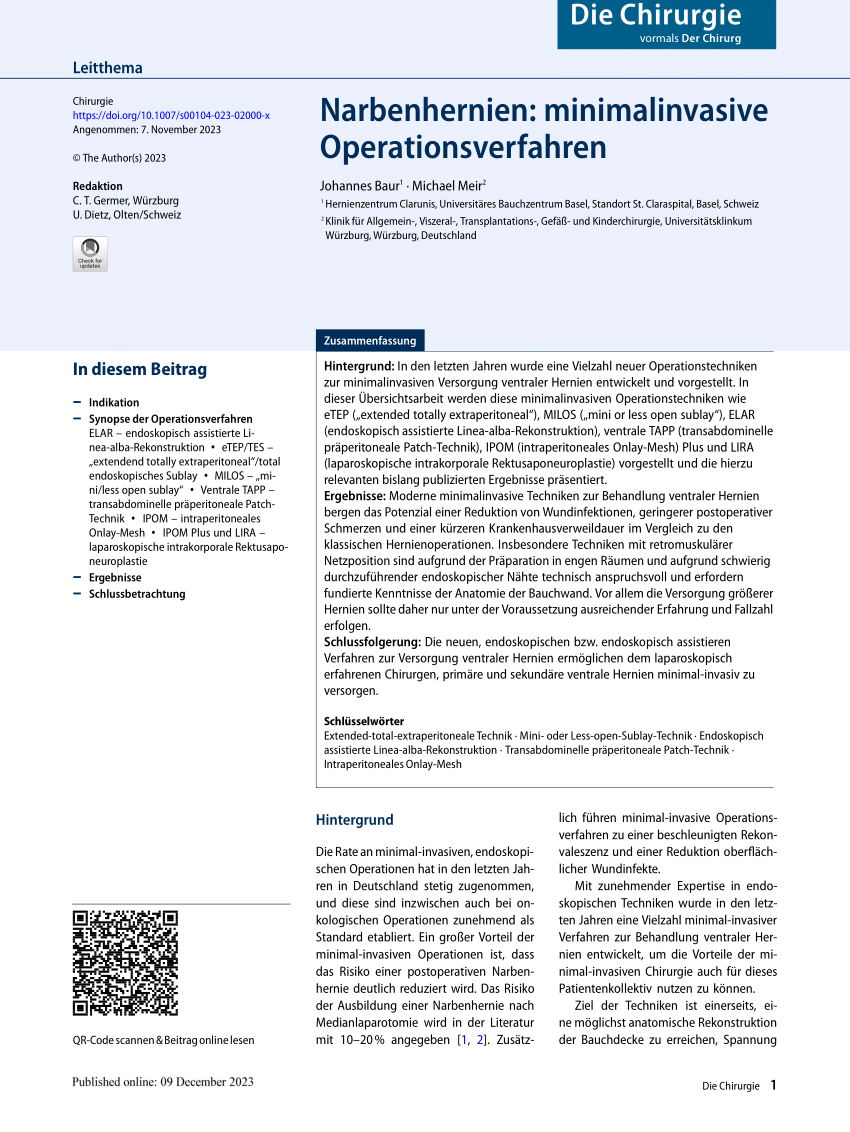 The umbilical hernia  Hernienzentrum Schweiz