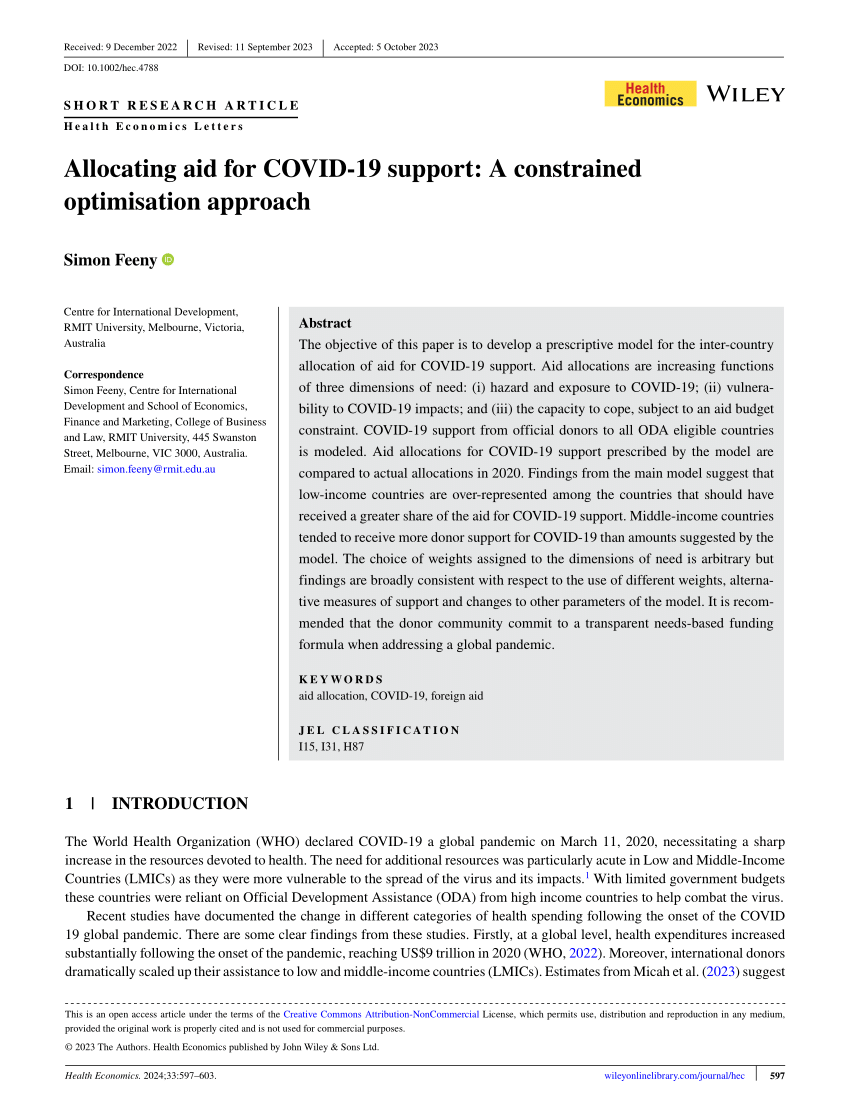 Global investments in pandemic preparedness and COVID-19: development  assistance and domestic spending on health between 1990 and 2026 - The  Lancet Global Health