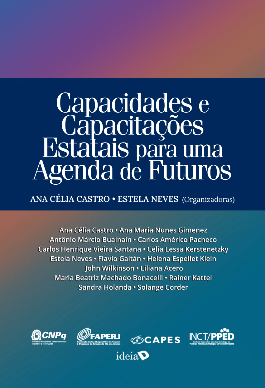 PDF) Capacidades e Capacitações Estatais para uma Agenda de Futuros