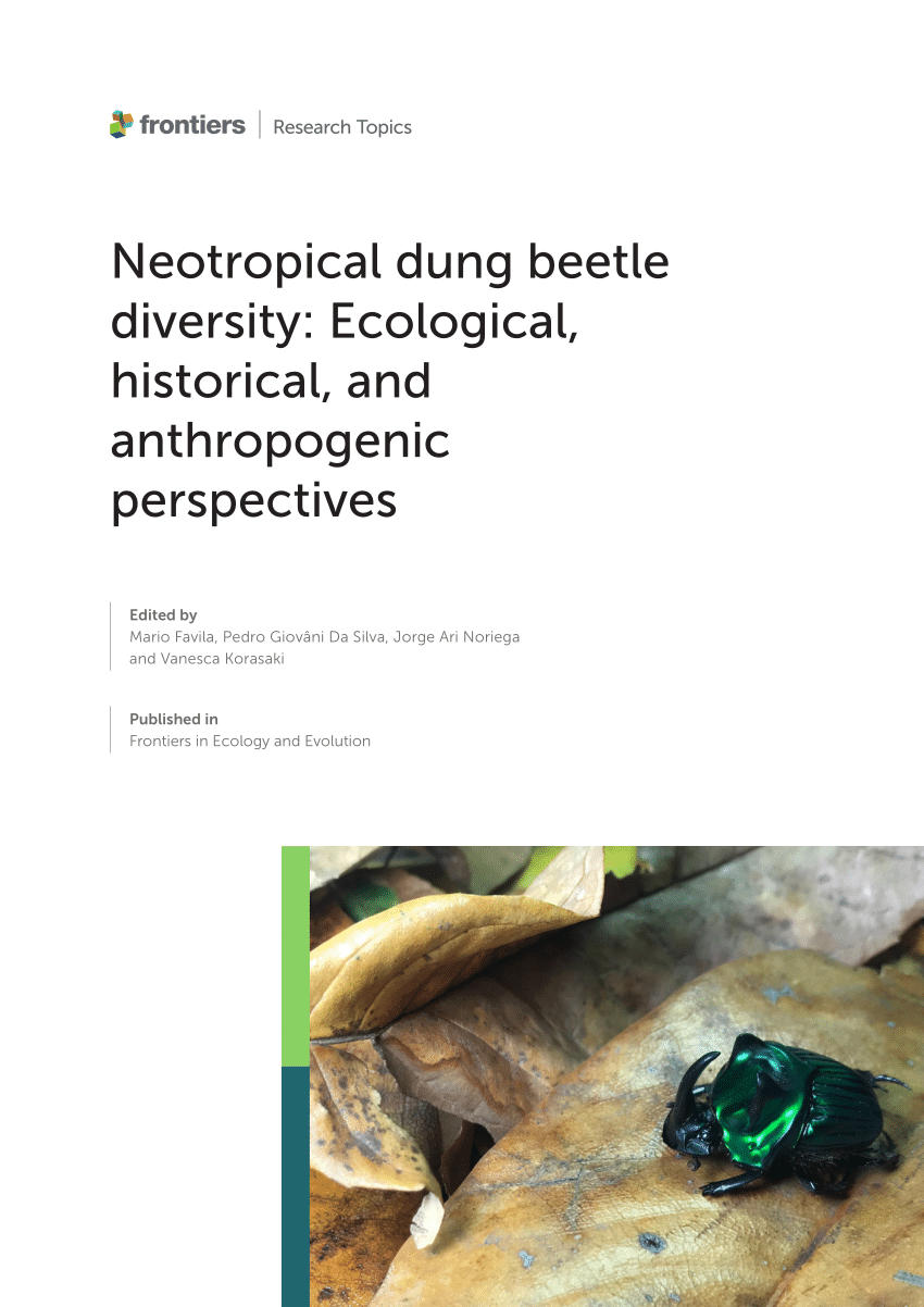 Temporal changes of taxonomic and functional diversity in dung beetles  inhabiting forest fragments and pastures in Los Tuxtlas Biosphere Reserve,  Mexico - Revista Mexicana de Biodiversidad