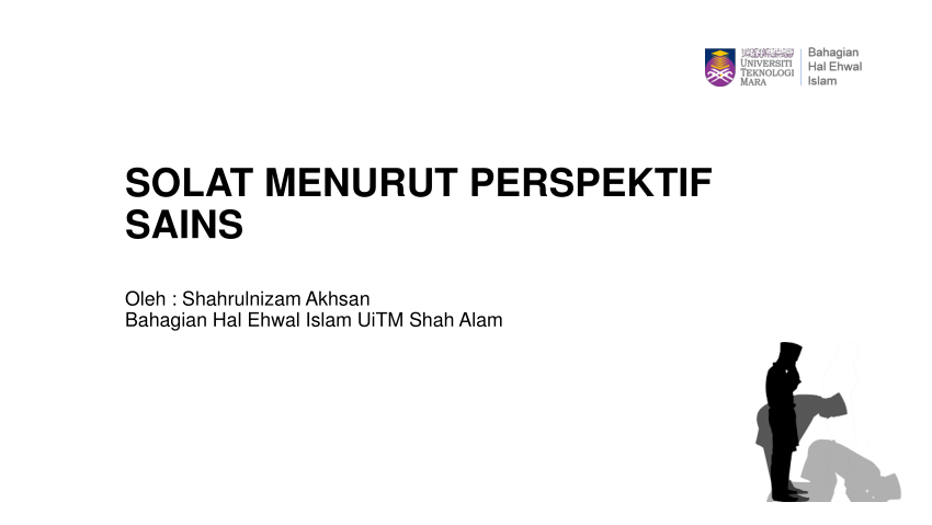 Pdf Solat Menurut Perspektif Sains