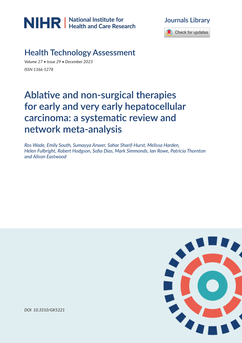 PDF) Ablative and non-surgical therapies for early and very early 