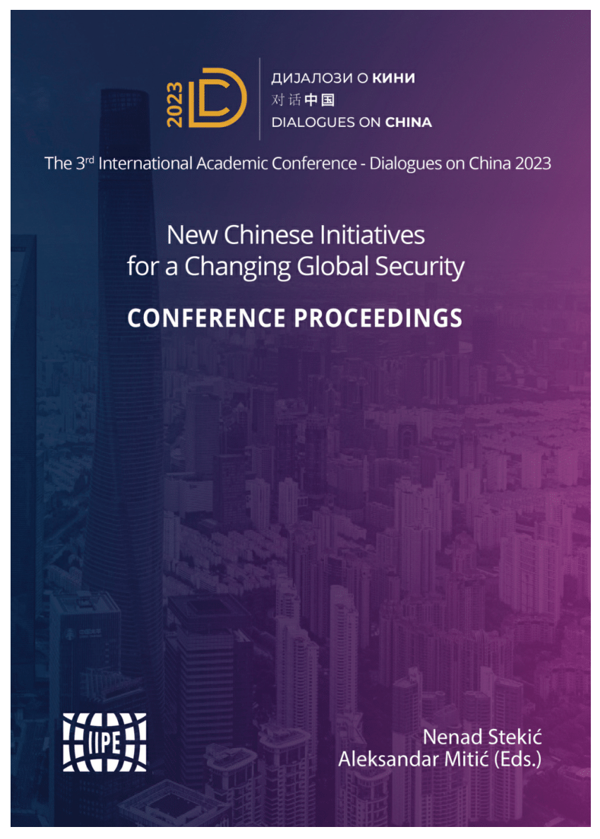 PDF) 2023 Dijalozi CHINA'S GLOBAL SECURITY INITIATIVE: UNRAVELLING