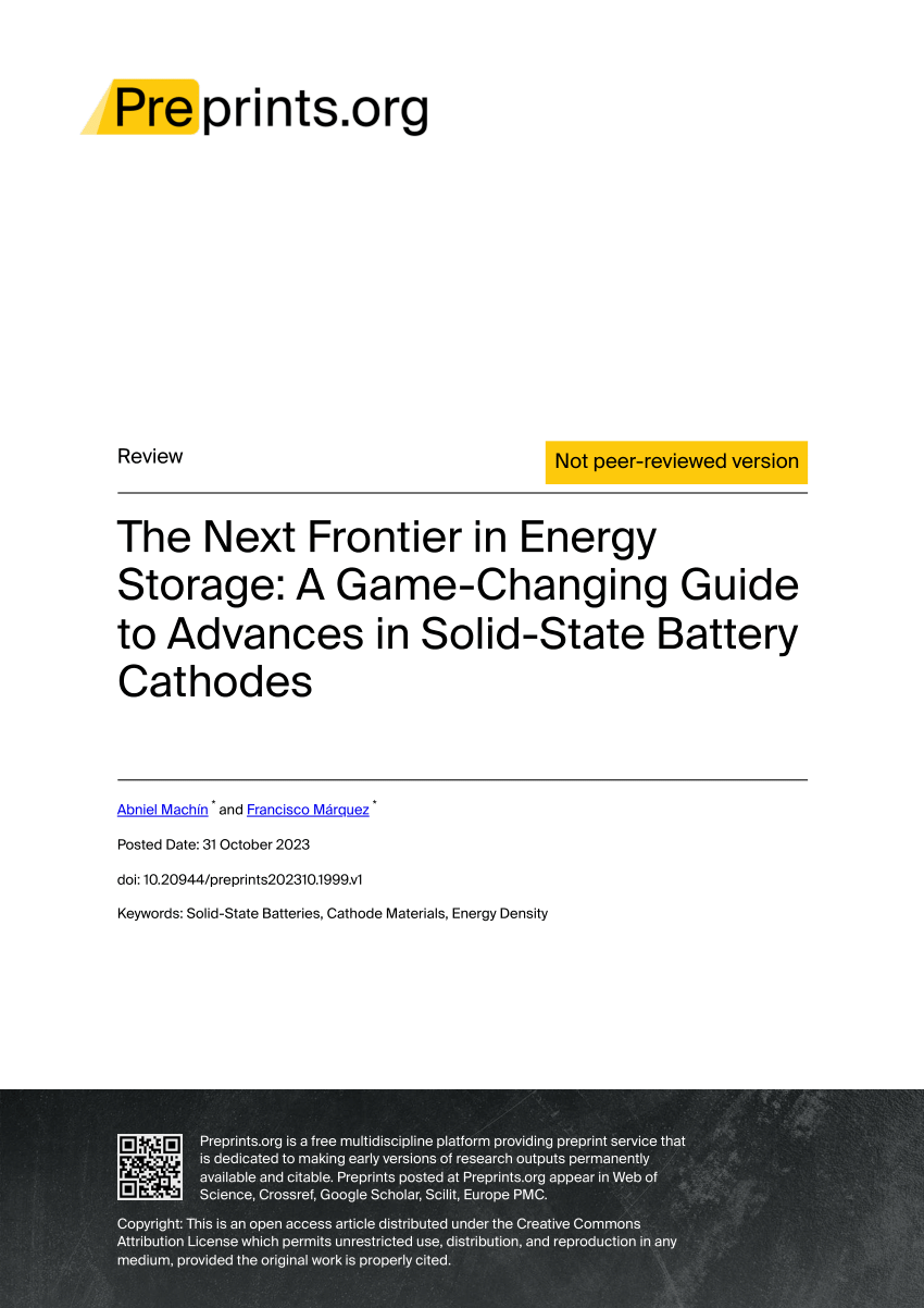 Frontiers  A review of battery energy storage systems for