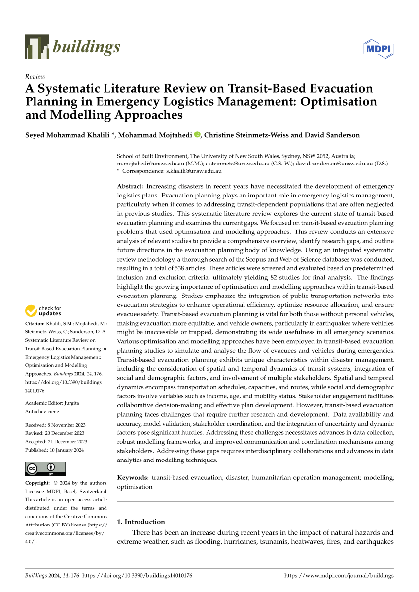 literature review of logistics management