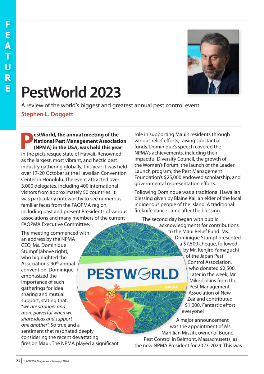 (PDF) PestWorld 2023 A review of the world's biggest and greatest