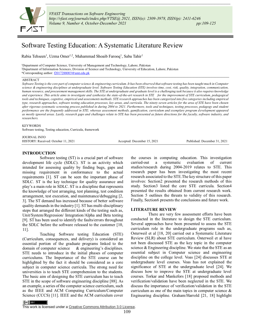 a systematic literature review of software visualization evaluation