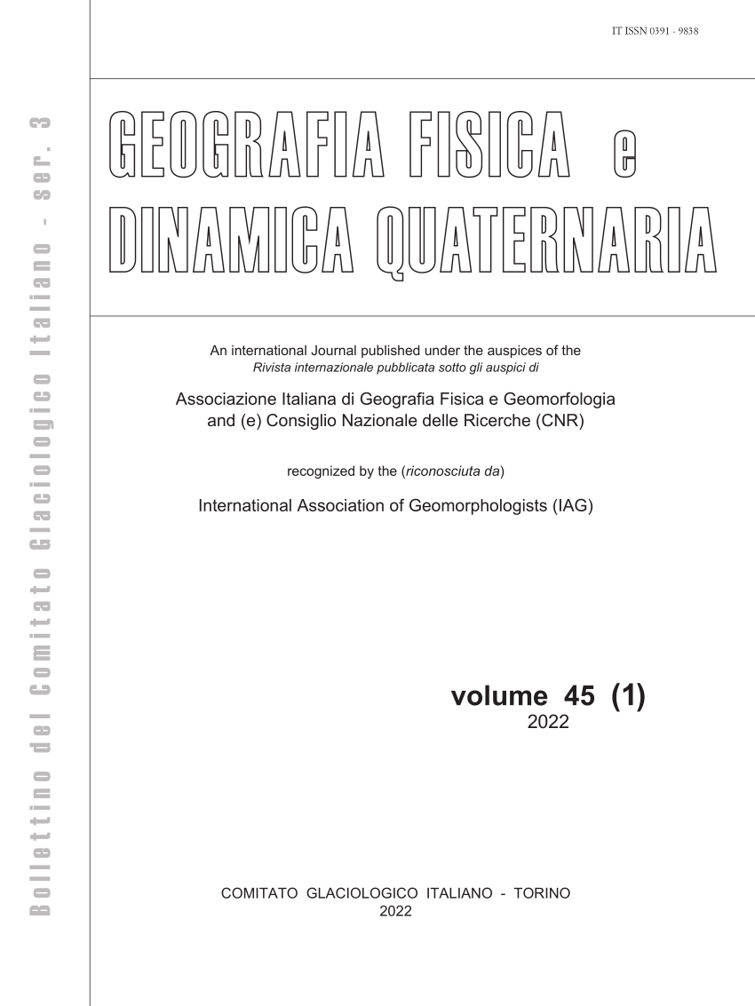 PDF) ANNUAL GLACIOLOGICAL SURVEY OF ITALIAN GLACIERS (2021)