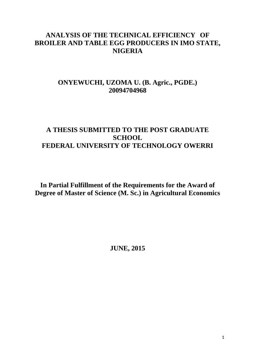 m.sc thesis format