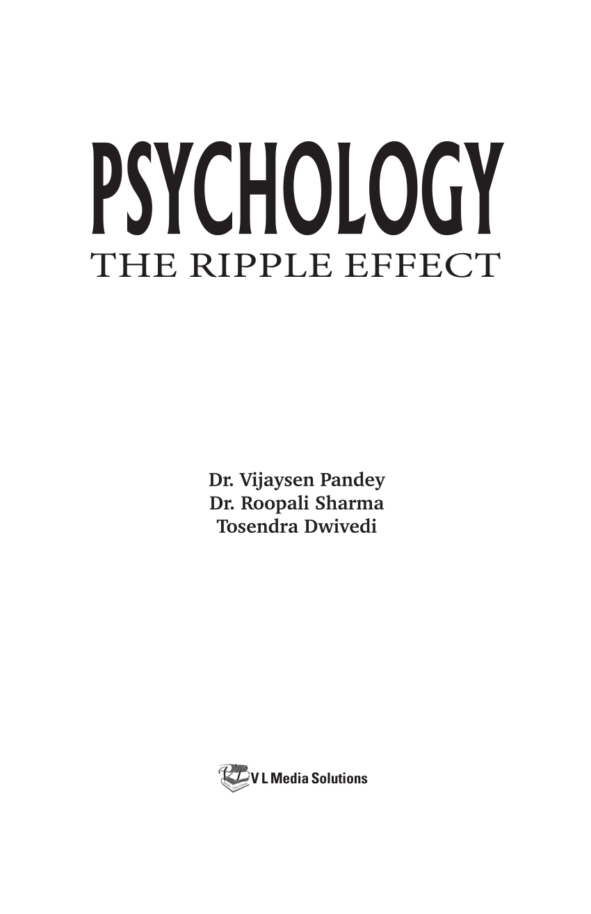 PDF) PSYCHOLOGY THE RIPPLE EFFECT