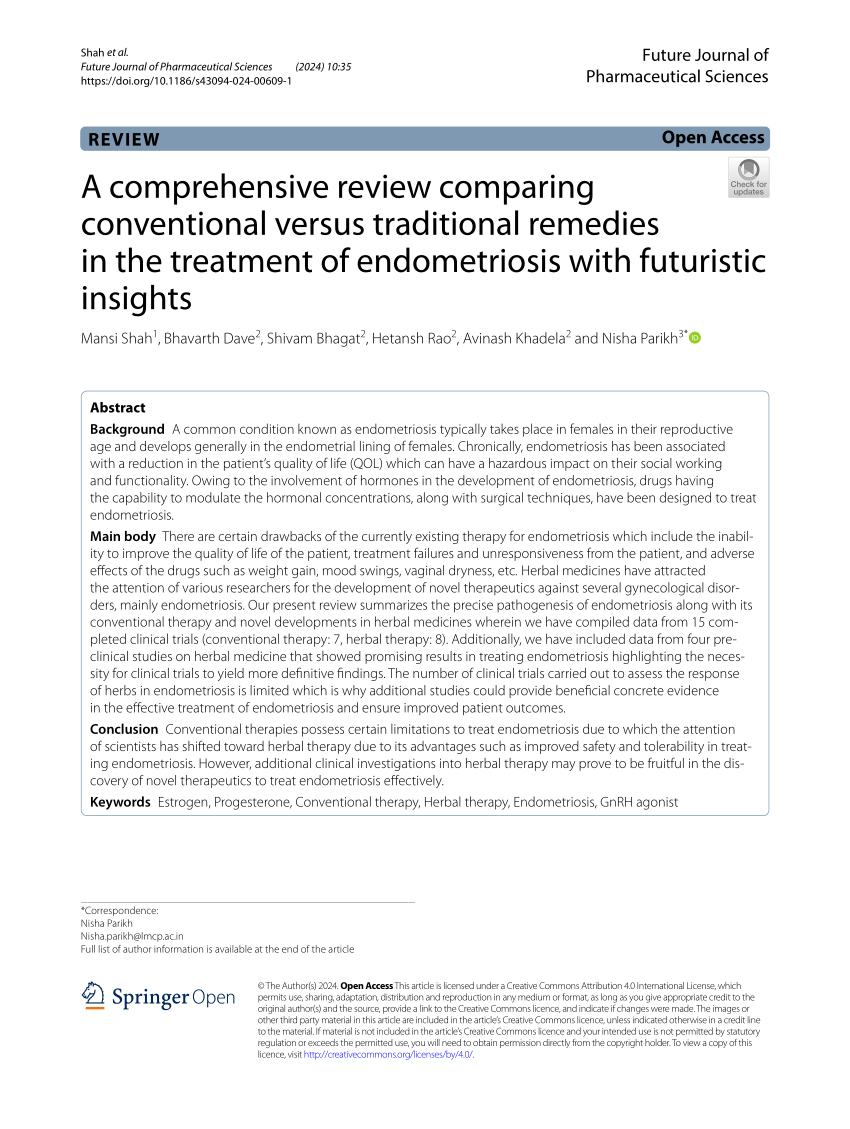 PDF) A comprehensive review comparing conventional versus 