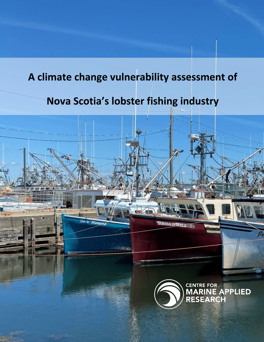 PDF) A climate change vulnerability assessment of Nova Scotia's lobster  fishing industry