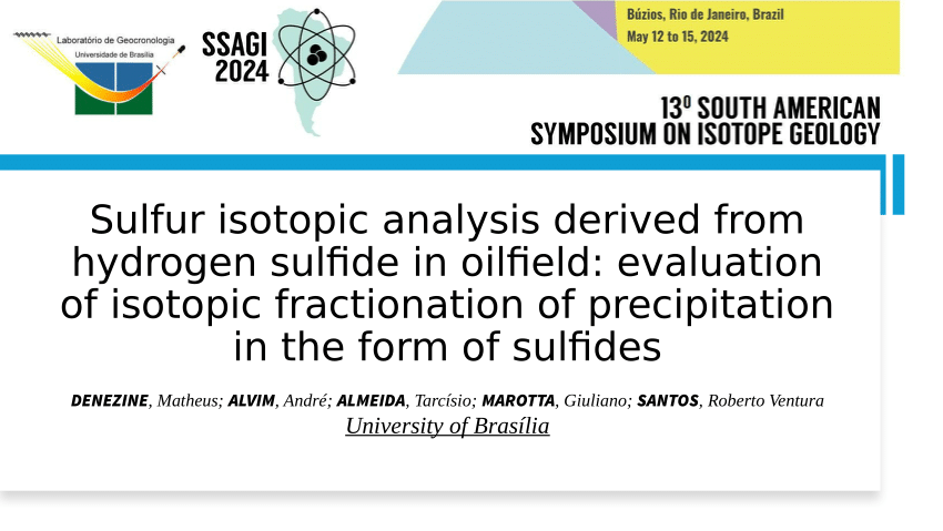 (PDF) Sulfur isotopic analysis derived from hydrogen sulfide in ...