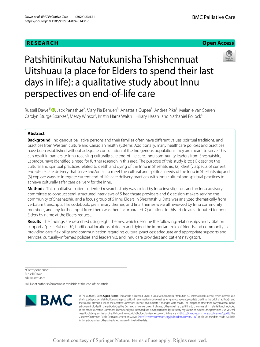 PDF Patshitinikutau Natukunisha Tshishennuat Uitshuau a place  