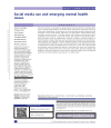 Preview image for Social media use and emerging mental health issues