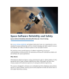 Preview image for Space Software Reliability and Safety Workshop by Tonex Training