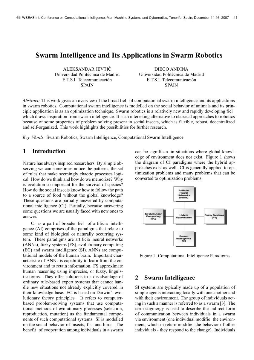 literature review swarm robotics