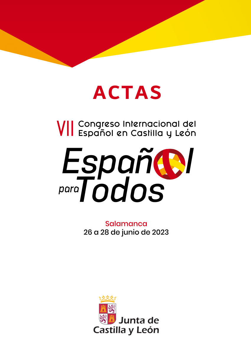 PDF ACTAS del VII CONGRESO INTERNACIONAL DEL ESPAÑOL DE CASTILLA  