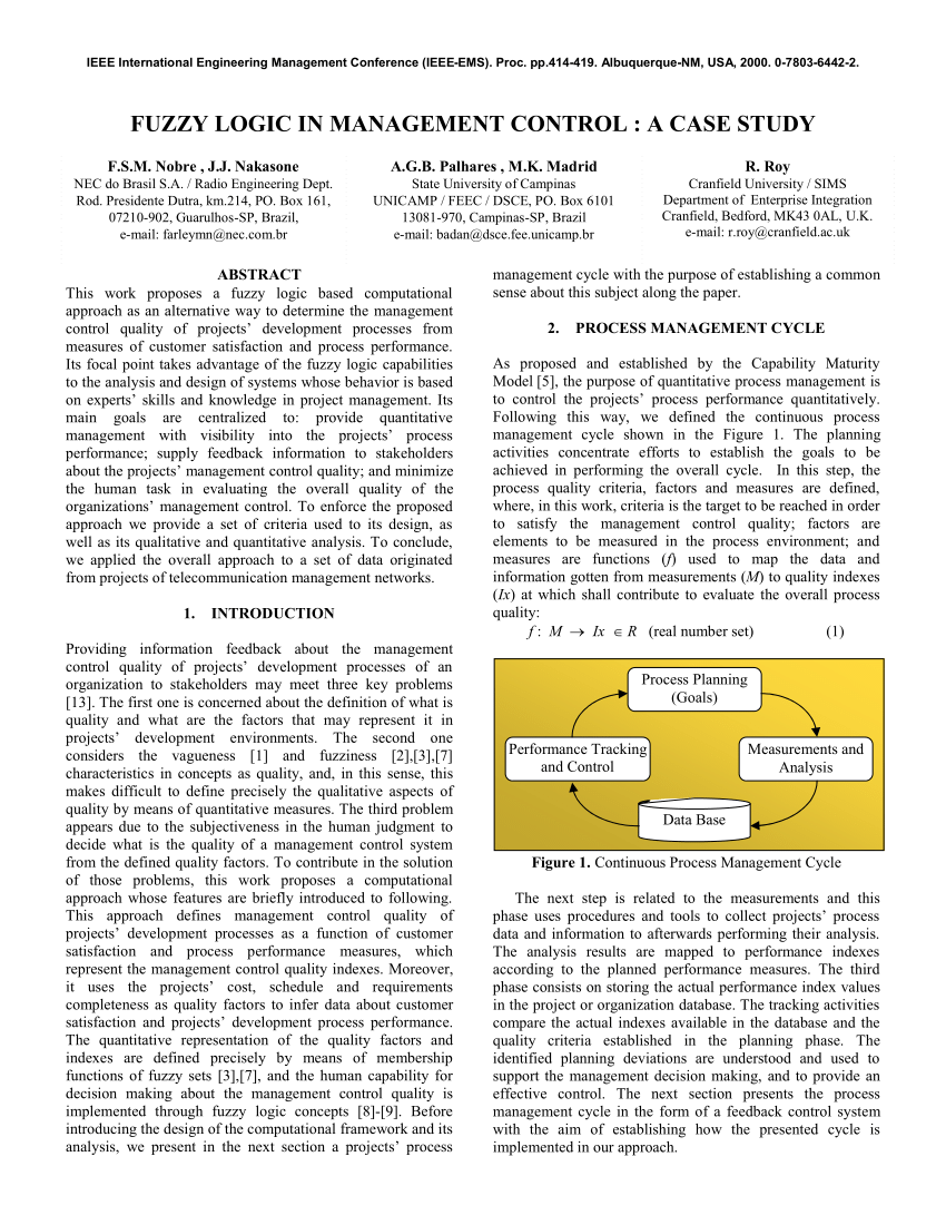 simple research papers on fuzzy logic