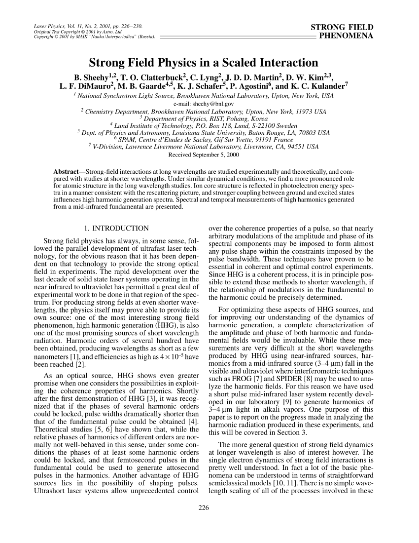 pdf-strong-field-physics-in-a-scaled-interaction