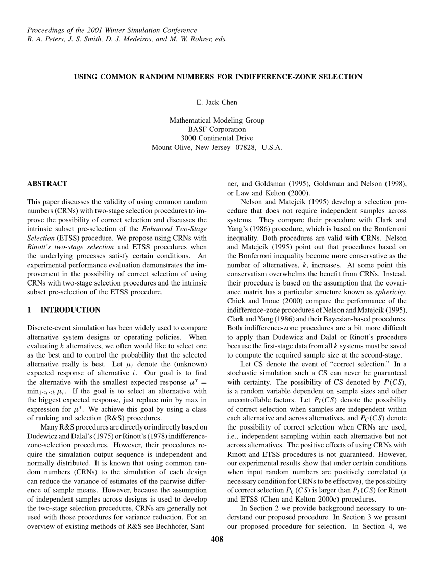 pdf-using-common-random-numbers-for-indifference-zone-selection