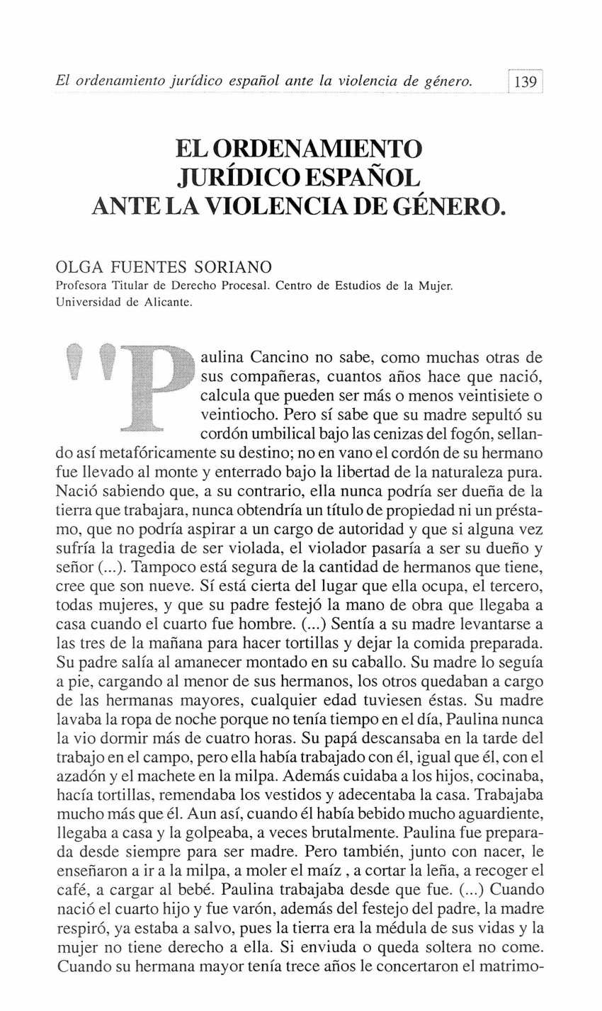 Pdf El Ordenamiento Jurídico Español Ante La Violencia De Género 0409