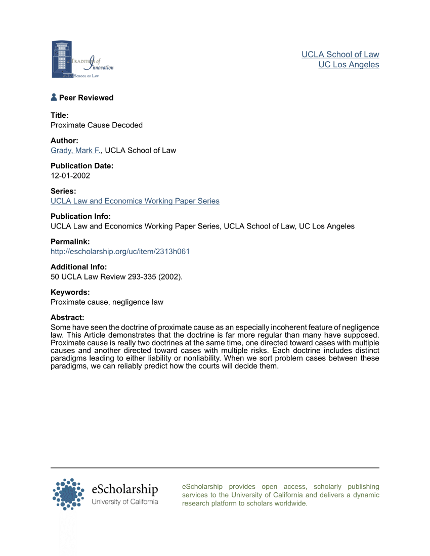 Proximate Cause Meaning Legal Dictionary