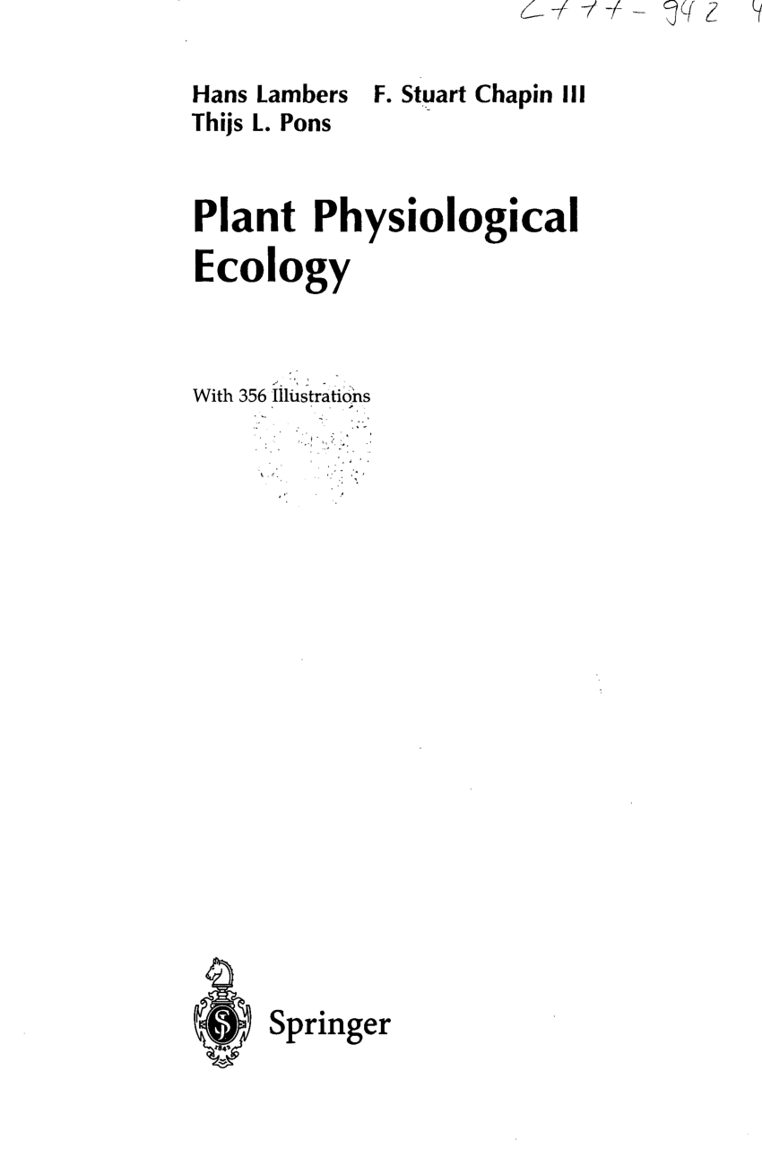 the ecology of plants pdf download