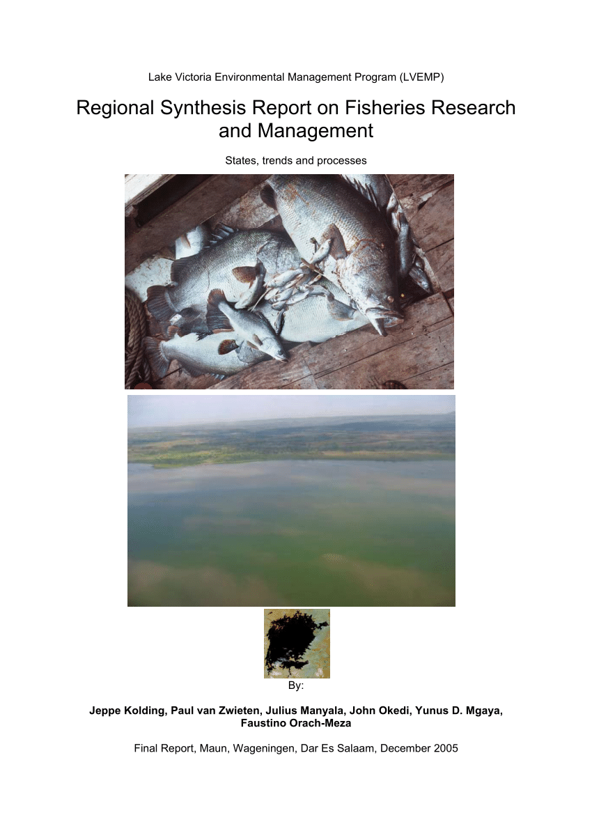 PDF) Regional Synthesis Report on fisheries research and