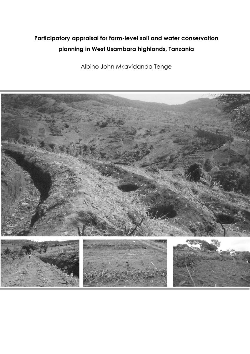 PDF) Participatory Appraisal For Farm-Level Soil And Water