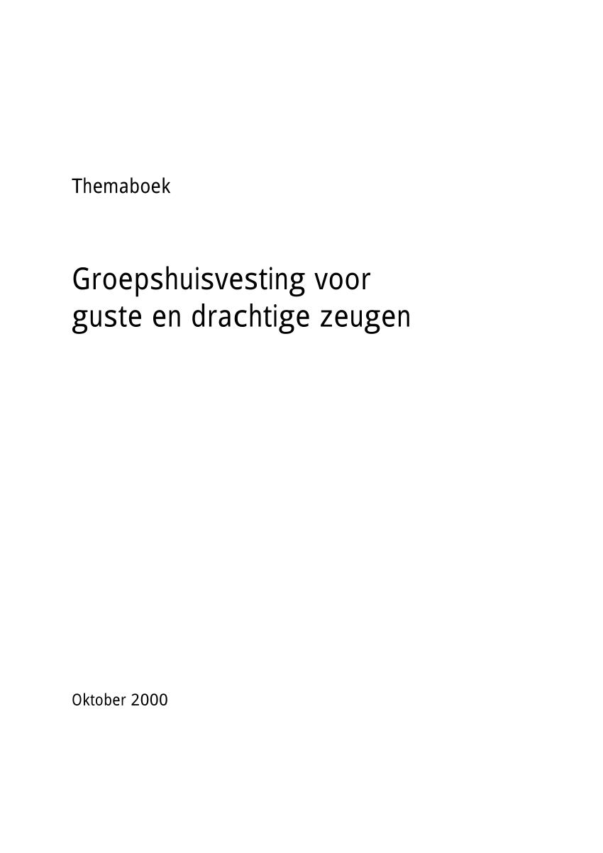 Pdf Groepshuisvesting Voor Guste En Drachtige Zeugen