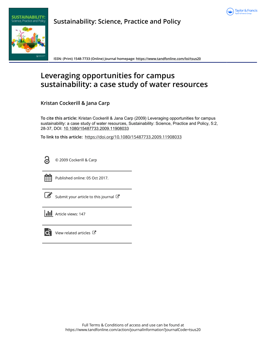 case study of water resources