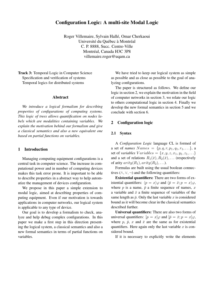 Introduction to Tree Configurations 