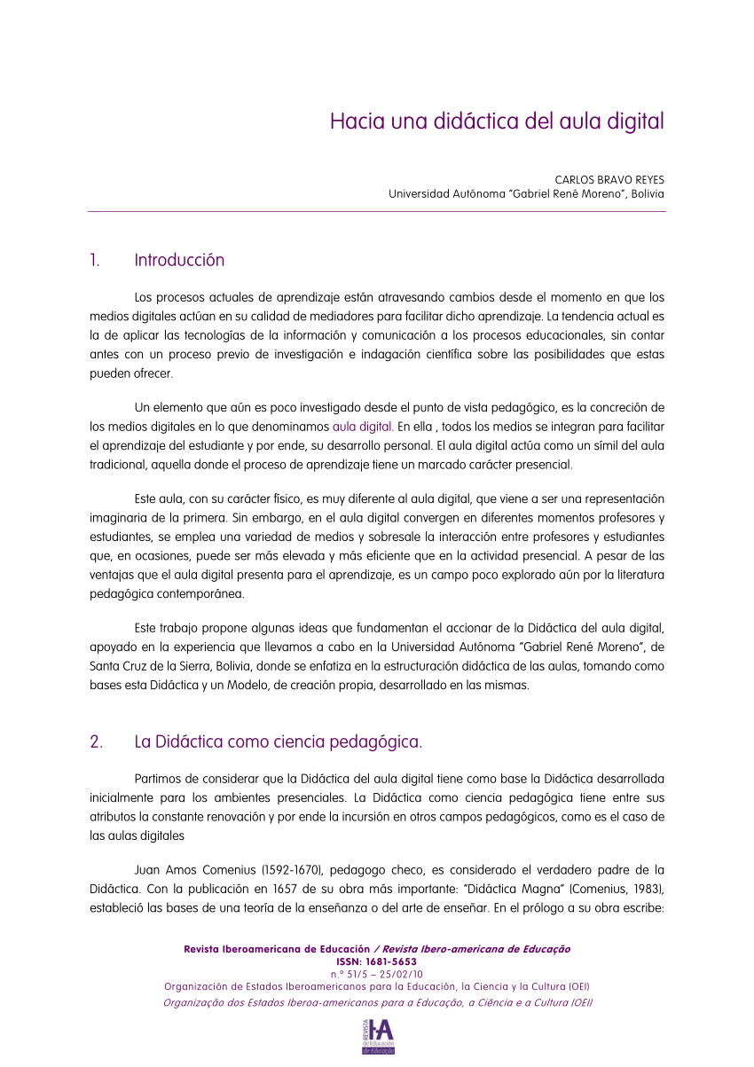 PDF) Hacia una didáctica del aula digital