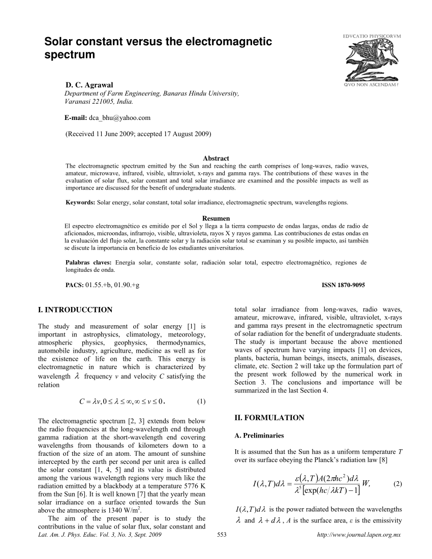 articles on electromagnetic spectrum pdf free download