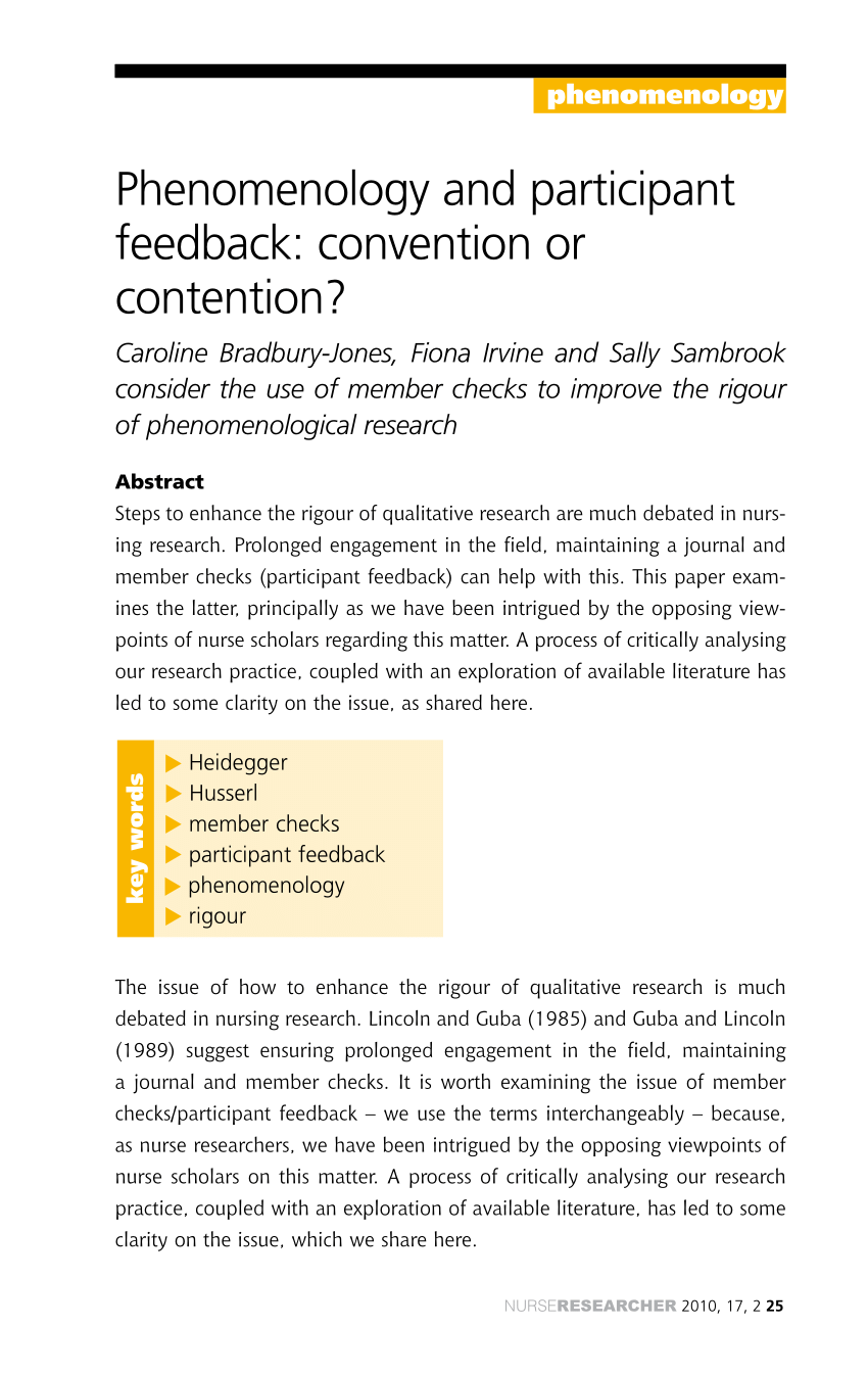 how many participants in qualitative phenomenological research