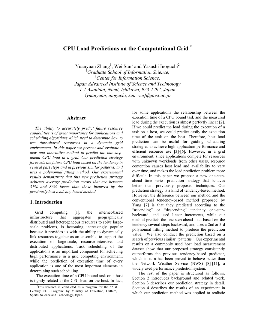 pdf-cpu-load-predictions-on-the-computational-grid