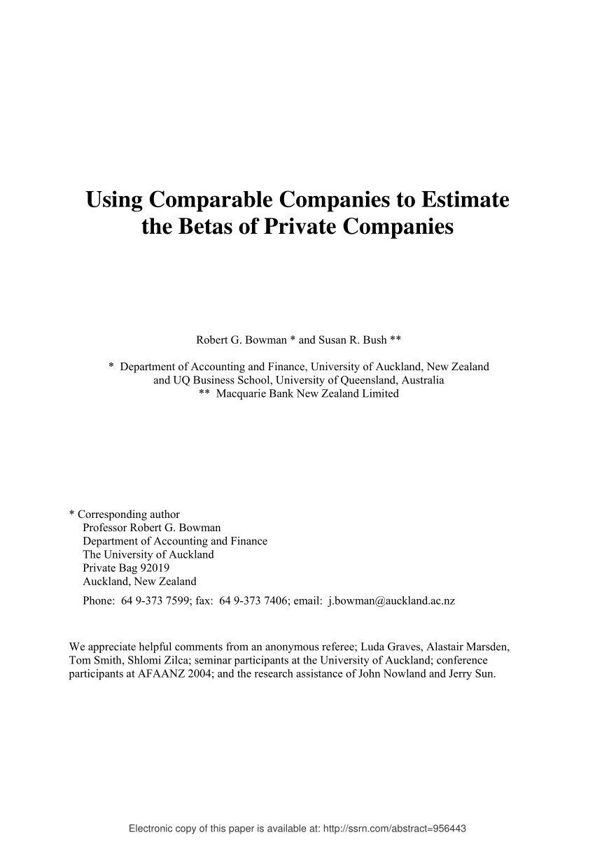 research paper on private companies