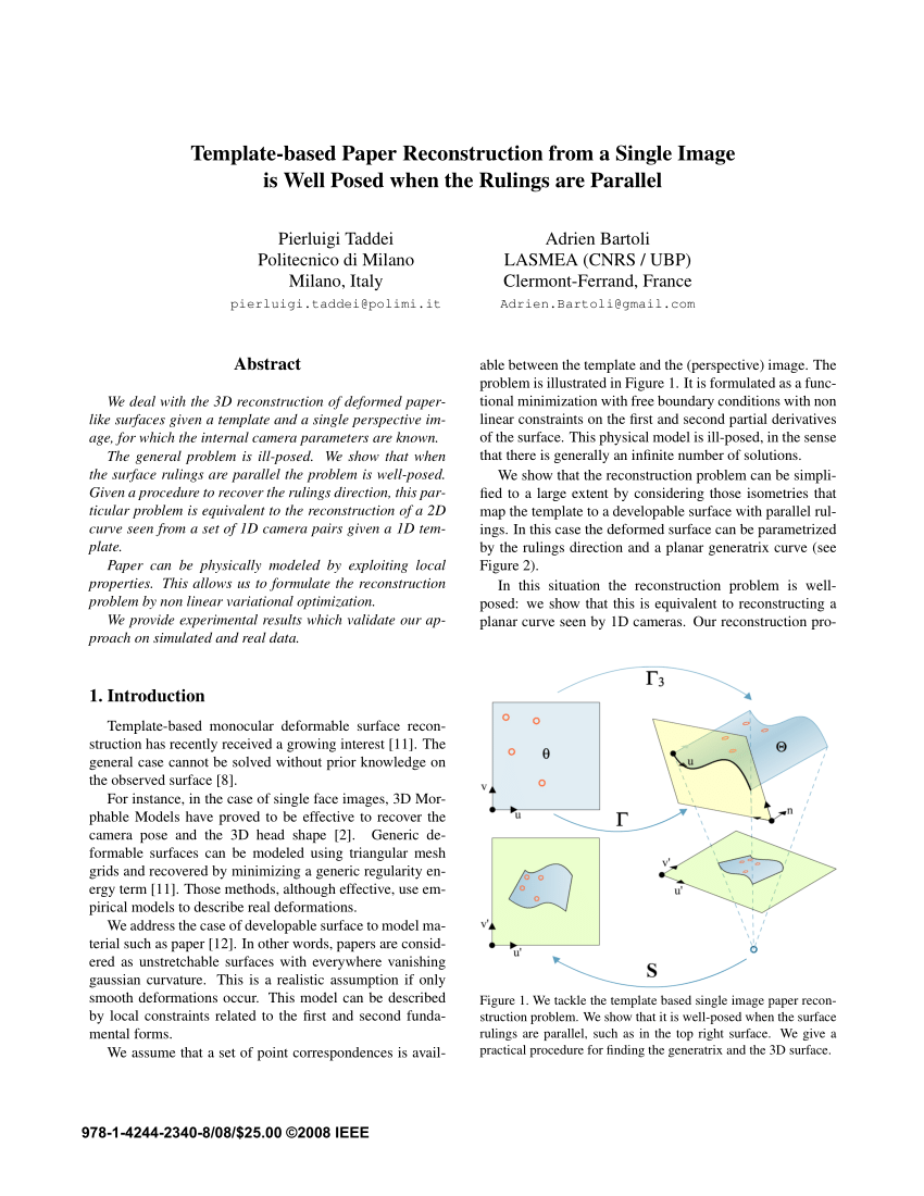 research paper on image reconstruction