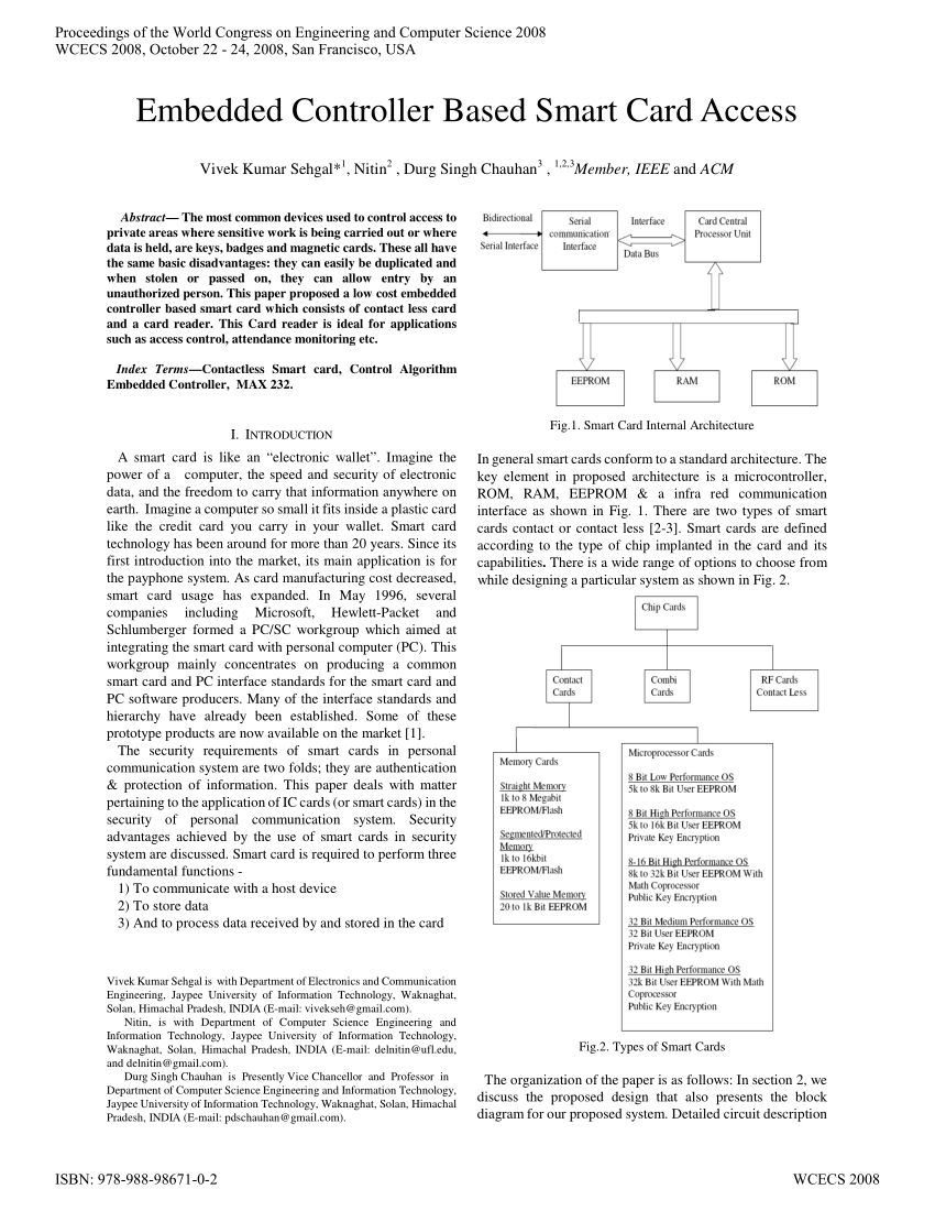 Smart Cards: A Case Study - IBM Redbooks