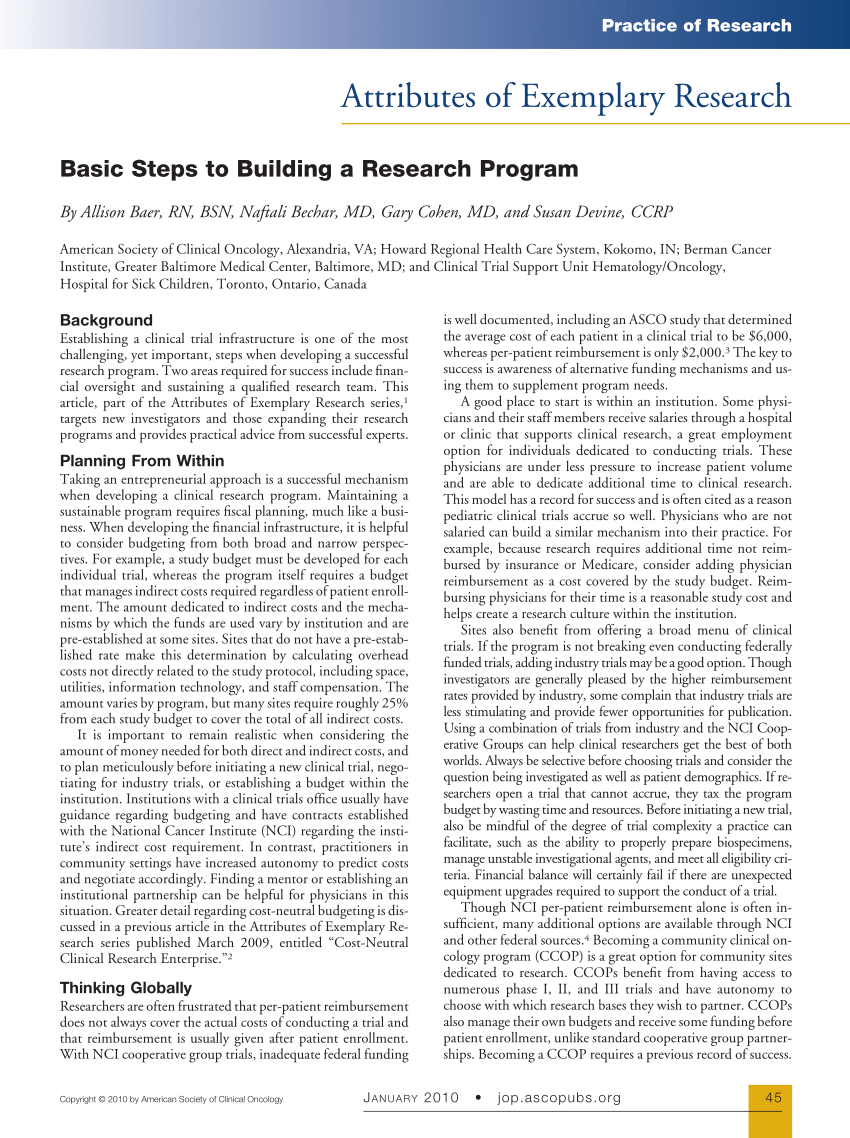definition of a research program