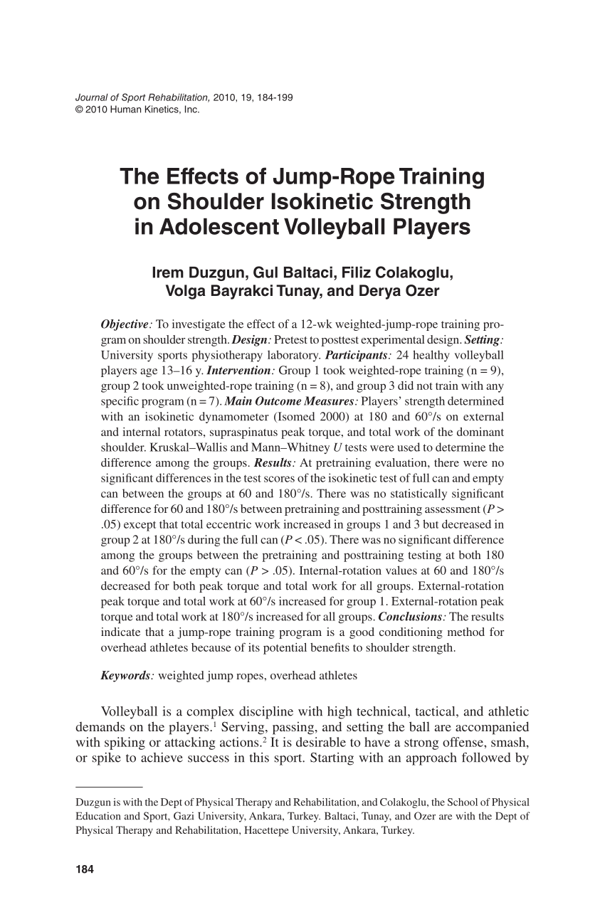 Benefits of jumping rope during injury rehabilitation – Human Kinetics