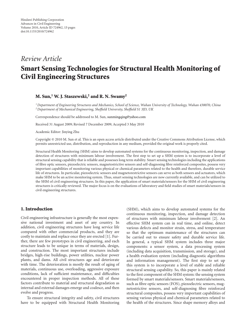 structural health monitoring thesis pdf