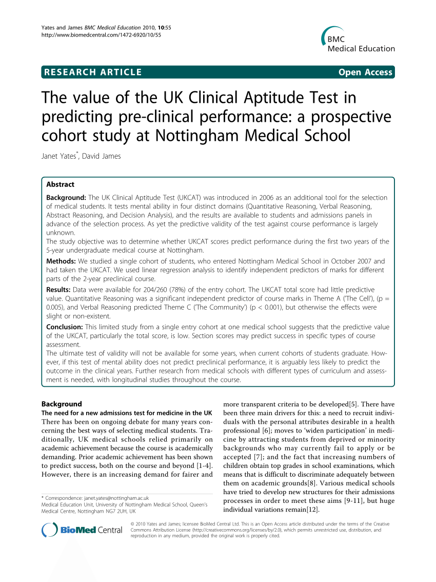 What is clinical 2025 aptitude