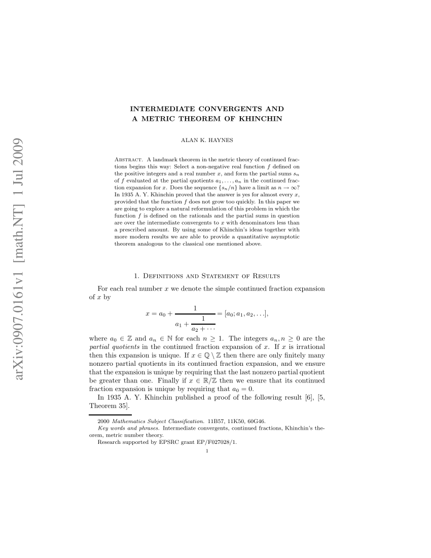 pdf-intermediate-convergents-and-a-metric-theorem-of-khinchin