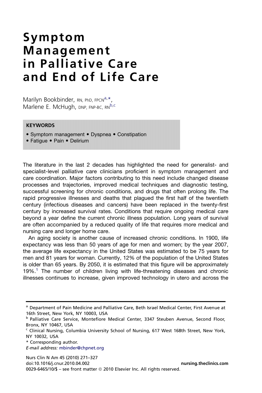 phd thesis in palliative care