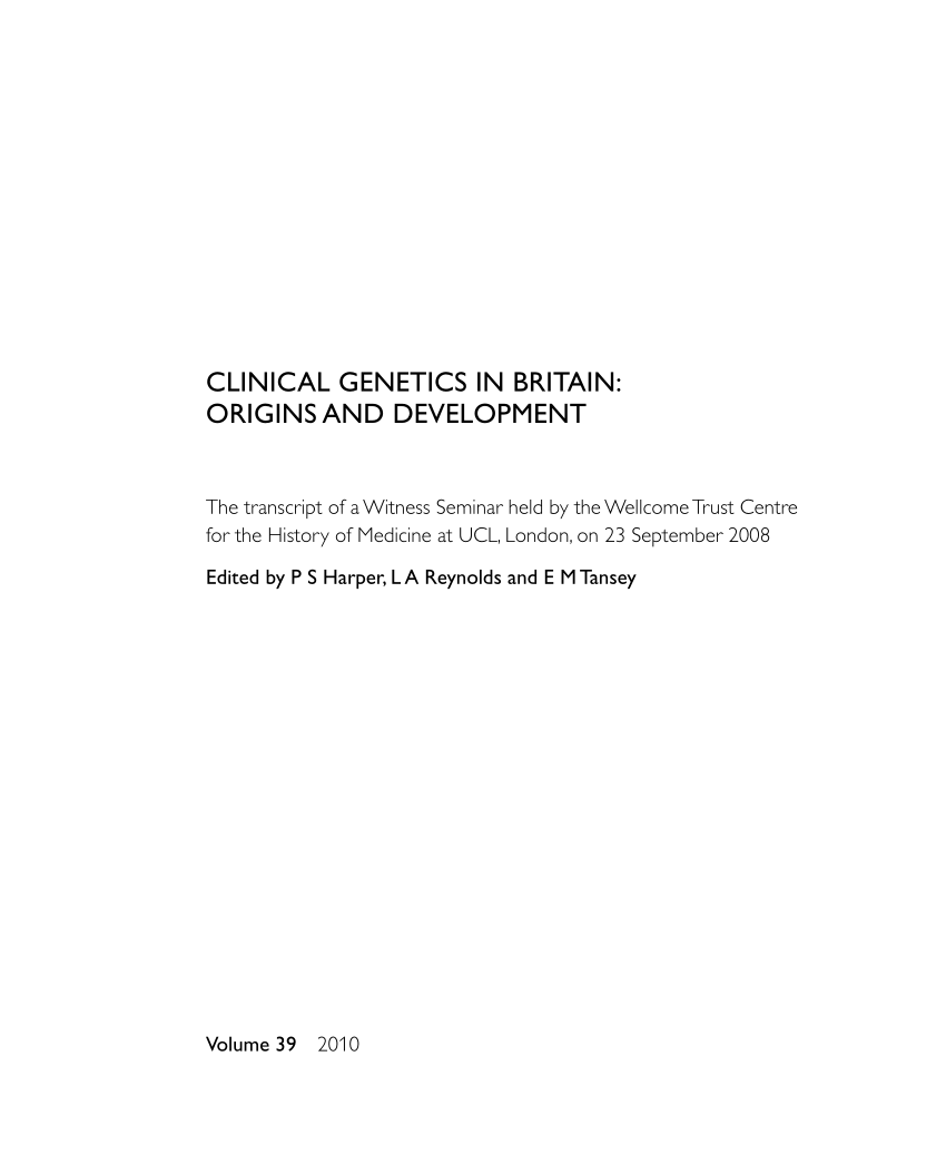 H. Harris — An introduction to human biochemical genetics – London;  Cambridge University Press, 1933. 15 s., Acta geneticae medicae et  gemellologiae: twin research