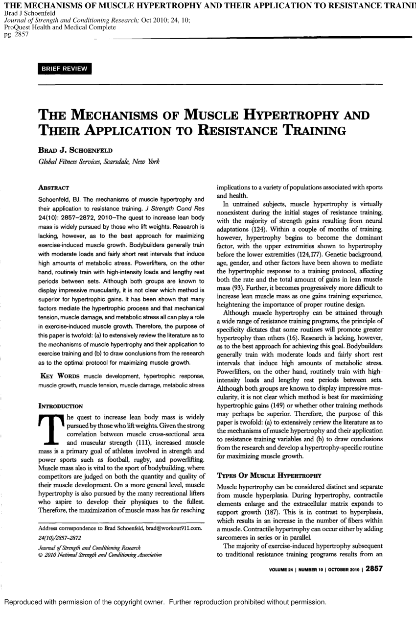PDF) Cluster Sets for Muscle Hypertrophy: A Short Review †