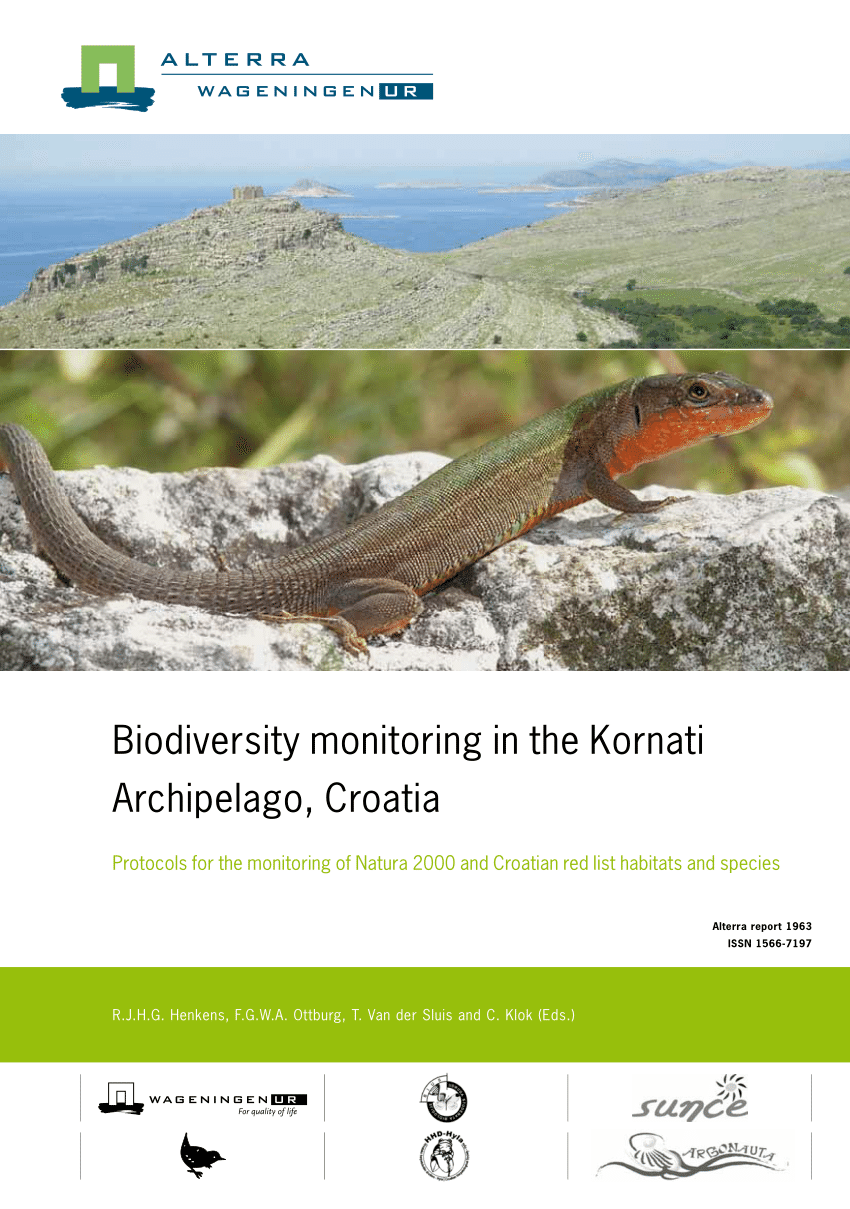 PDF) Biodiversity monitoring in the Kornati Archipelago, Croatia ...