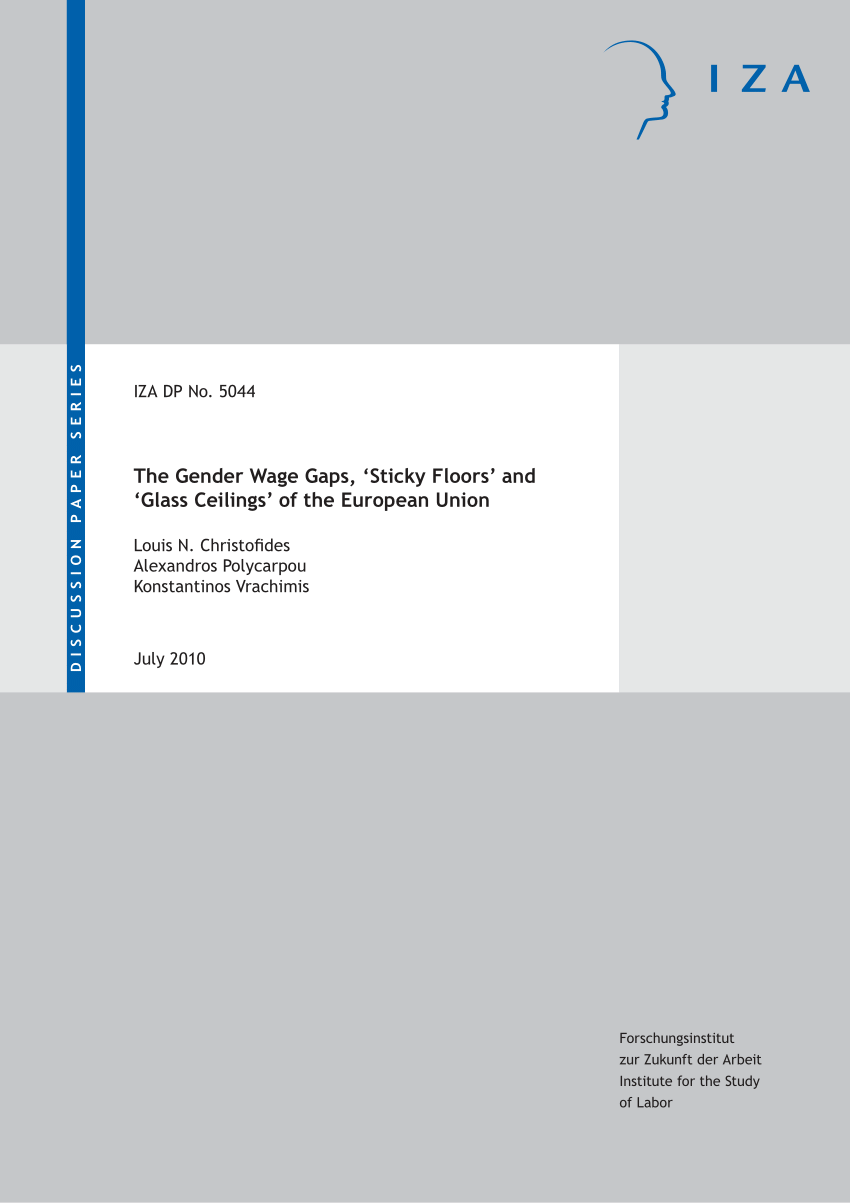 Pdf The Gender Wage Gaps Sticky Floors And Glass Ceilings Of